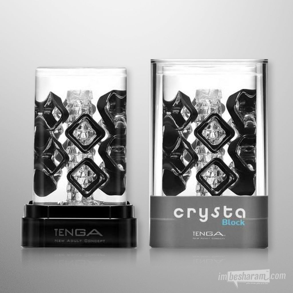 Tenga Crysta Floating Block Masturbator Unboxed